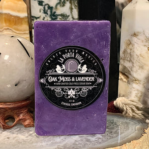 Oakmoss & Lavender Scrub Cold Process Soap Bar 4.8 Ounce