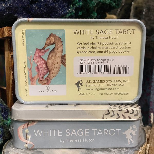 White Sage Tarot in a Tin by Theresa Hutch