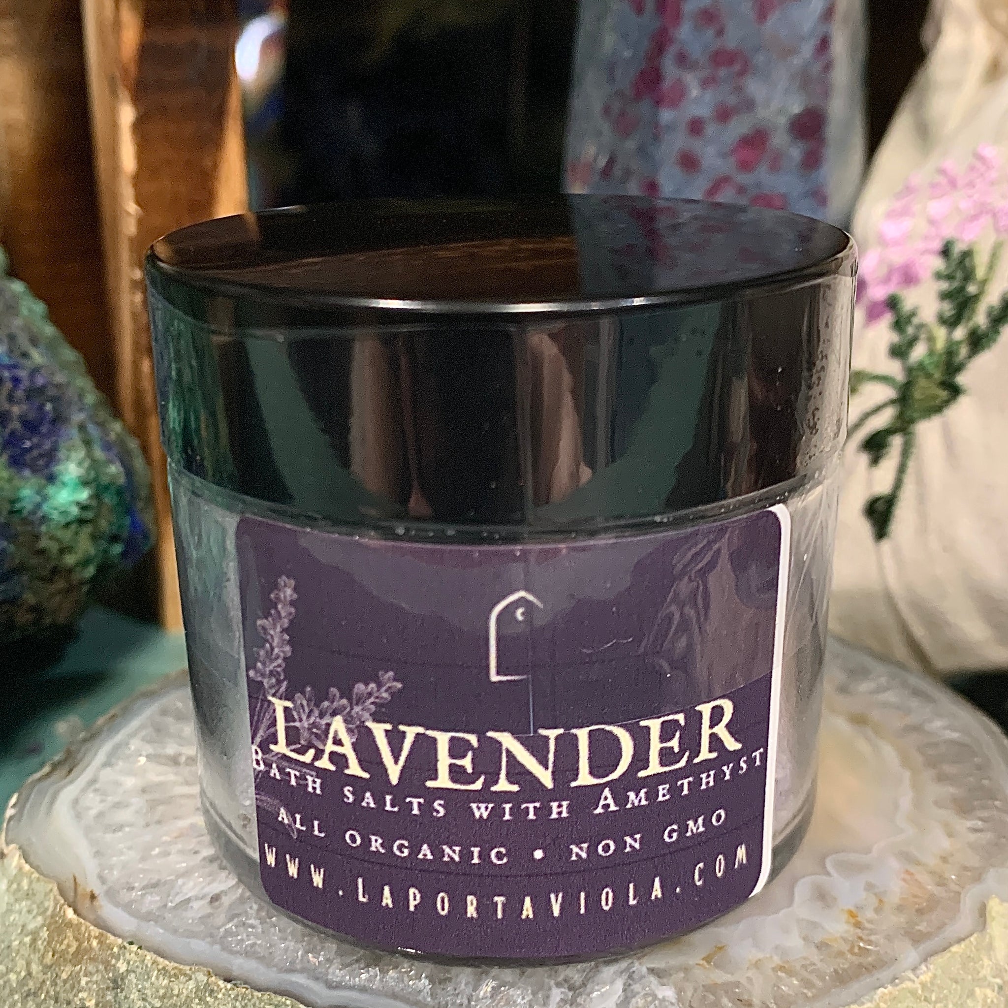 Lavender Bath Salt by La Porta Viola - 2oz