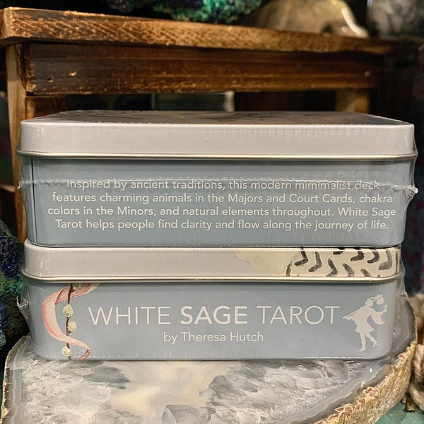 White Sage Tarot in a Tin by Theresa Hutch