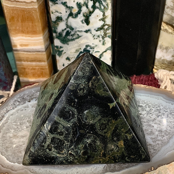 Kombaba Jasper 3 Inch Square Pyramid