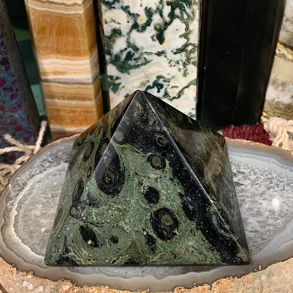 Kombaba Jasper 3 Inch Square Pyramid