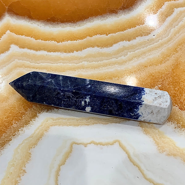 Sodalite Single Terminated Wand 3.75”