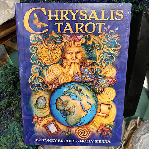 Chrysalis Tarot Companion Book by Tony Brooks and Holly Sierra 