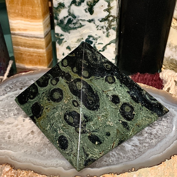 Kombaba Jasper 3 Inch Square Pyramid