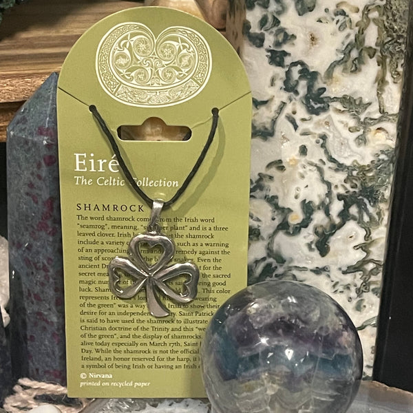 Shamrock Pendant Silver Plate