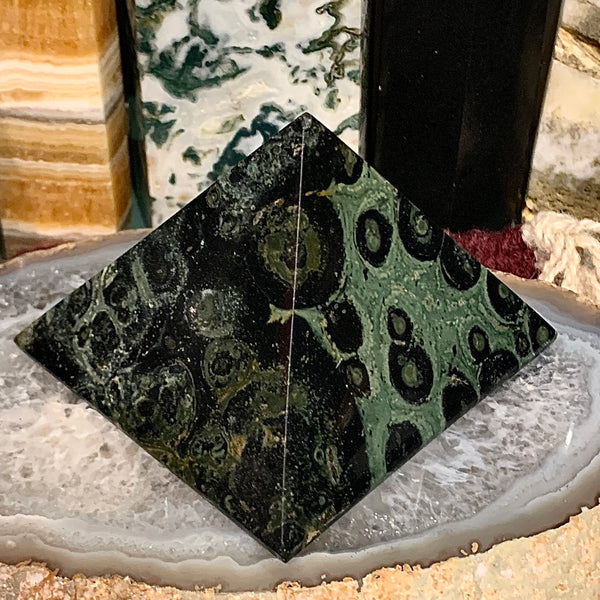 Kombaba Jasper 3 Inch Square Pyramid