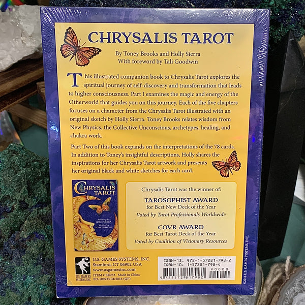 Chrysalis Tarot Companion Book by Tony Brooks and Holly Sierra 