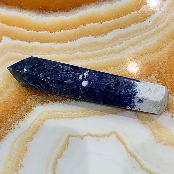 Sodalite Single Terminated Wand 3.75”