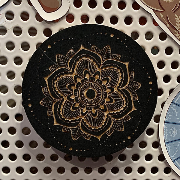 Mandala 15 Magnet by Zen and Meow