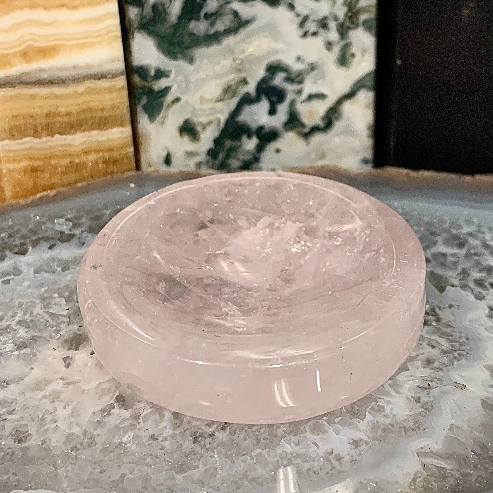 Rose Quartz Sphere Stand