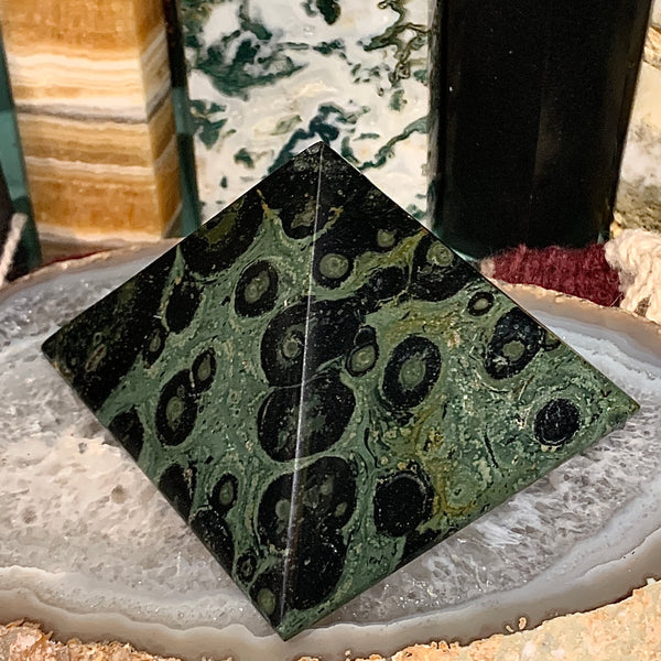 Kombaba Jasper 3 Inch Square Pyramid