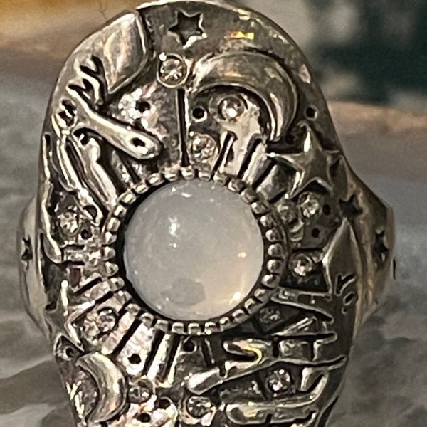 Celestial Opalite Silver Ring