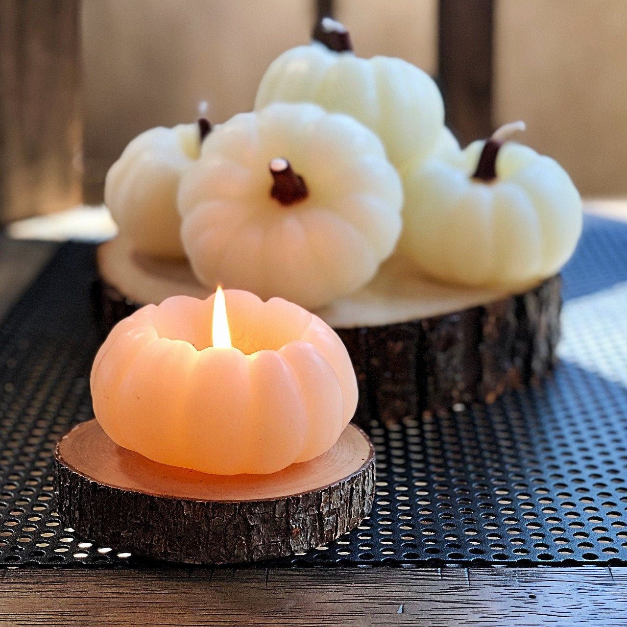 Pumpkin White Candle