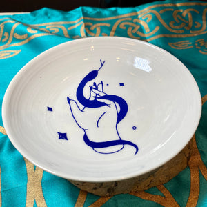 Magic Hands Round Trinket Dish 3 Inch