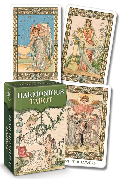Harmonious Tarot Mini By  Walter Crane, Ernest Fitzpatrick & Lo Scarabeo