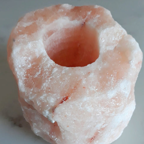 Pink Himalayan 6 inch Salt Candle Votive