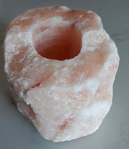 Pink Himalayan 6 inch Salt Candle Votive