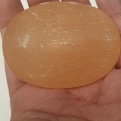 Himalayan Salt Palm Stone