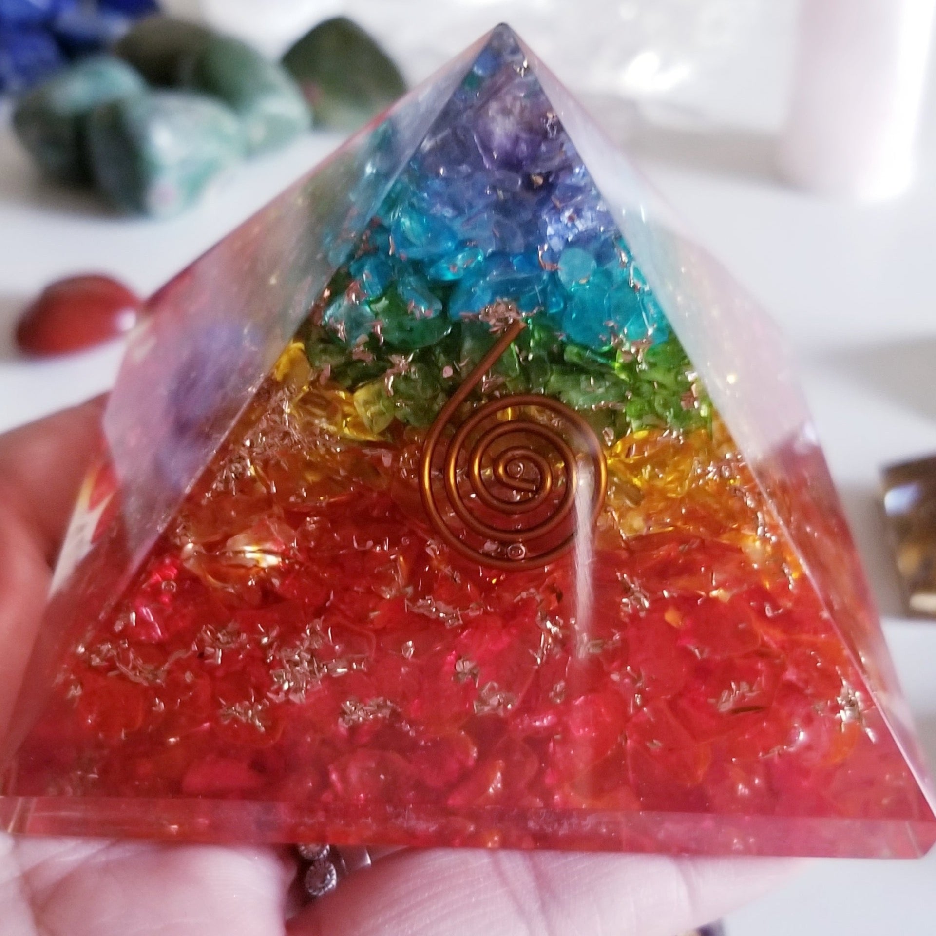 Orgone Chakra Pyramid