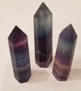 Flourite obelisk 1.5 inch point