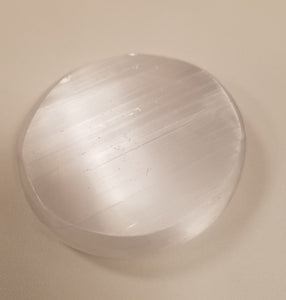 Selenite Round Charger
