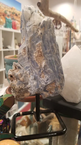 Kyanite Freeform mounted 8 inch specimen