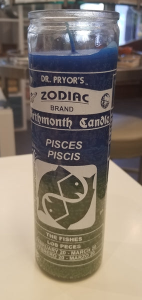 Zodiac Indio Pillar Dr. Pryor Zodiac Candles