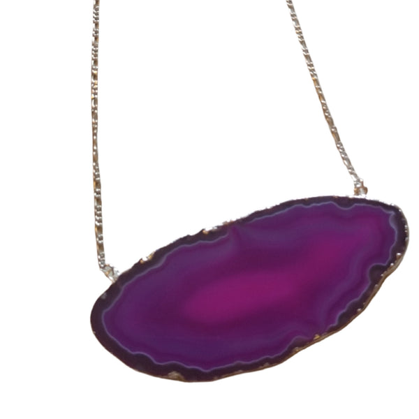 Agate Slice Necklace