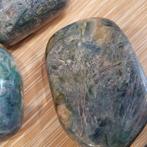 Blue Kyanite & Ruby Fuchsite Pocket Stones & Natural Shards