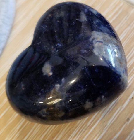 Sodalite Heart Stone