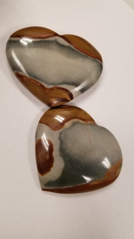 Desert Jasper 2-Inch Heart