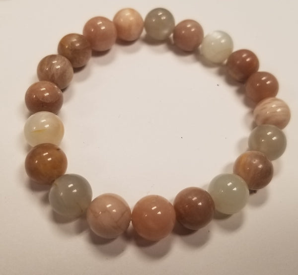 Moonstone Stretch Gemstone Bracelet