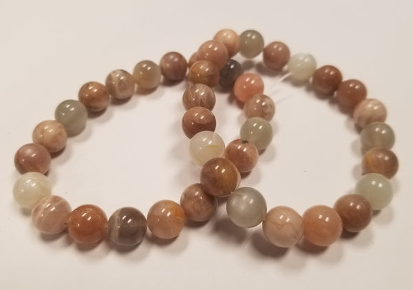 Moonstone Stretch Gemstone Bracelet