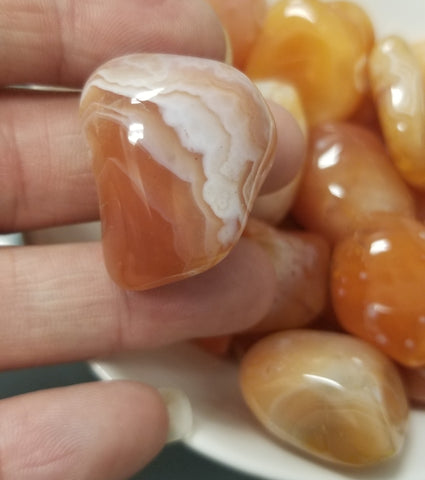 Fire Agate Pocket Stone