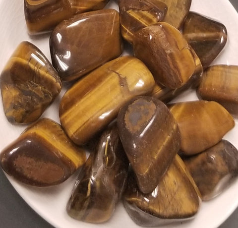 Tiger Eye Tumbled Pocket Stone