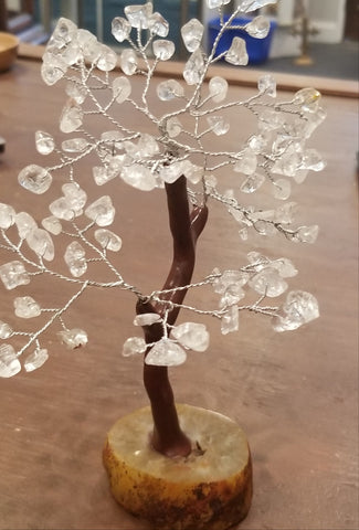 Clear Quartz Money Tree 100 Leaves