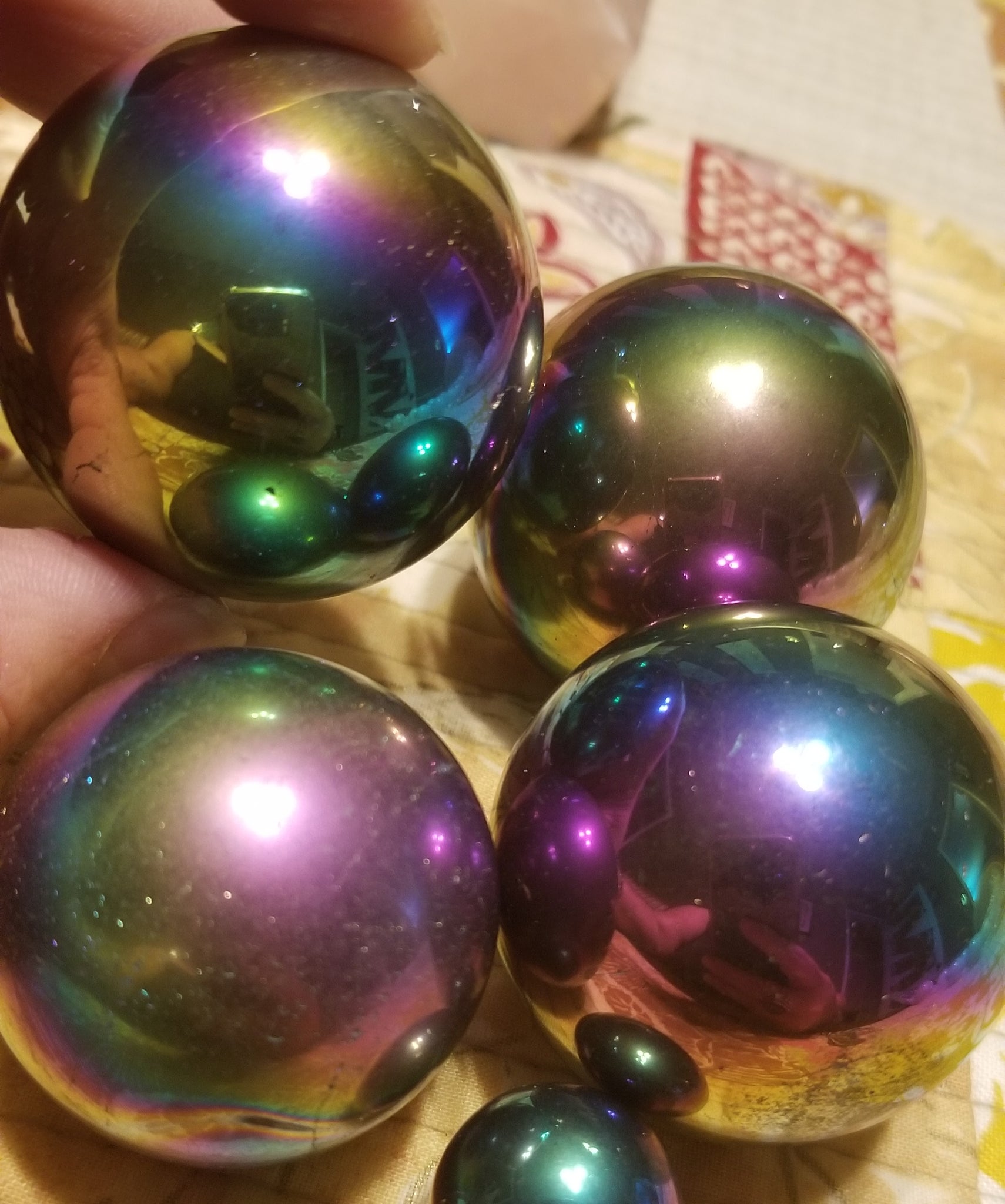 Rainbow Aura Spheres