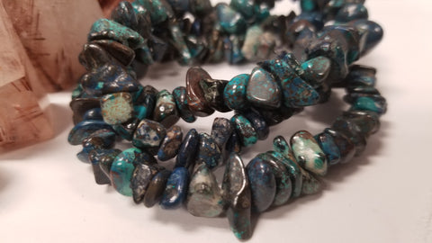 Chrysocolla Stretch Style Bracelet