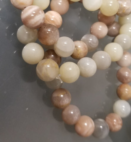 Natural Moonstone 8mm Stretch Bracelet