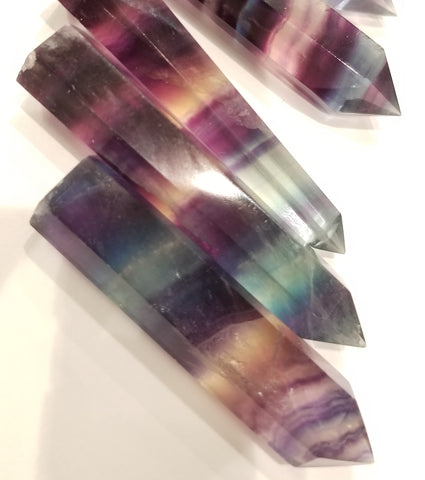 Rainbow Fluorite Mini Tower