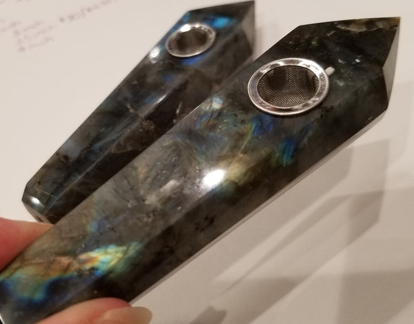 Labradorite Smoke Pipes