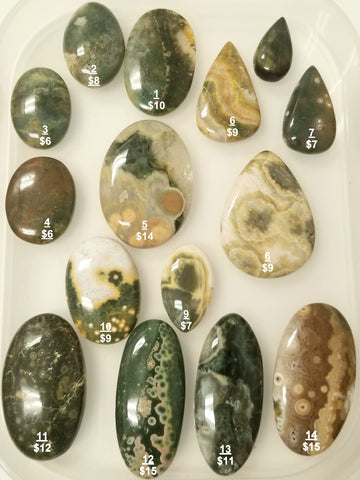 Ocean Jasper Cabochons