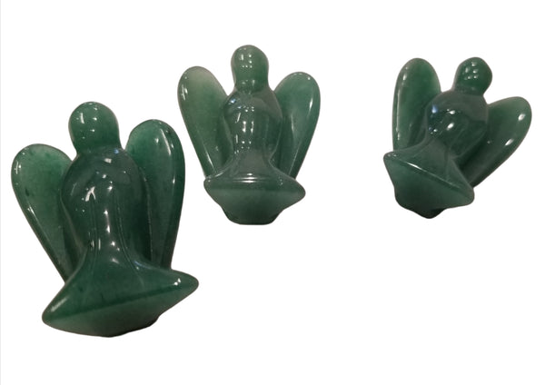 Carved Gemstone Angels | Assorted | 2 inch