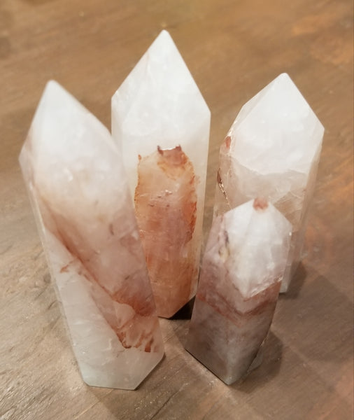 Fire Quartz Hematoid Quartz Tower