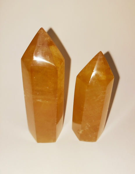 Honey Calcite Tower