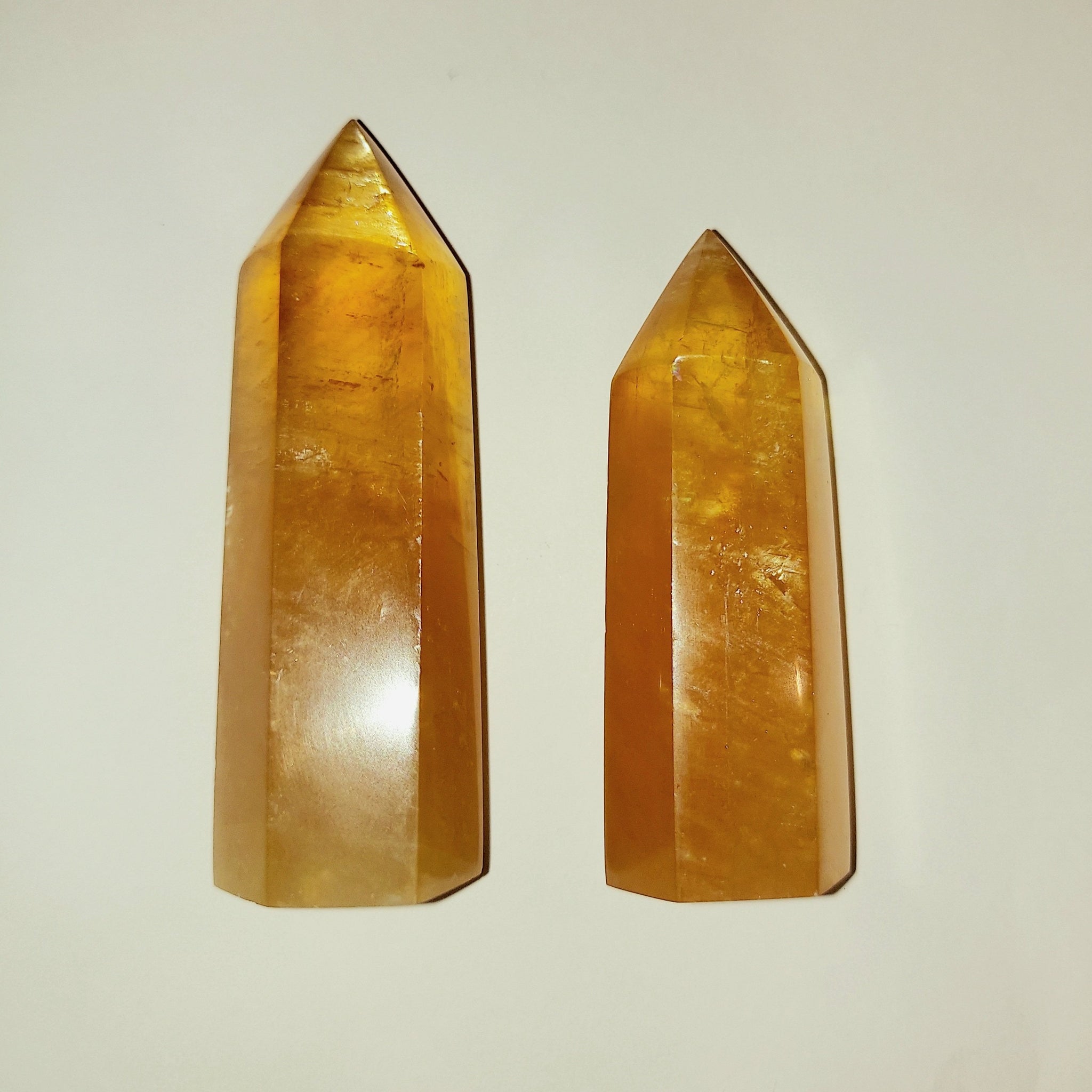 Honey Calcite Tower