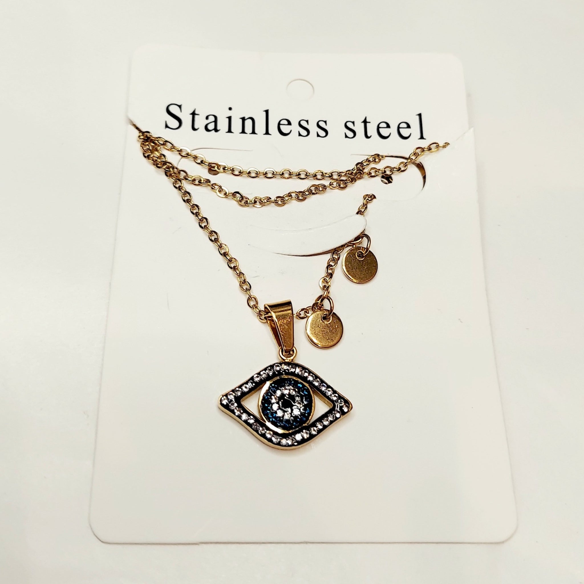 Evil Eye Heart Necklace "Jady"