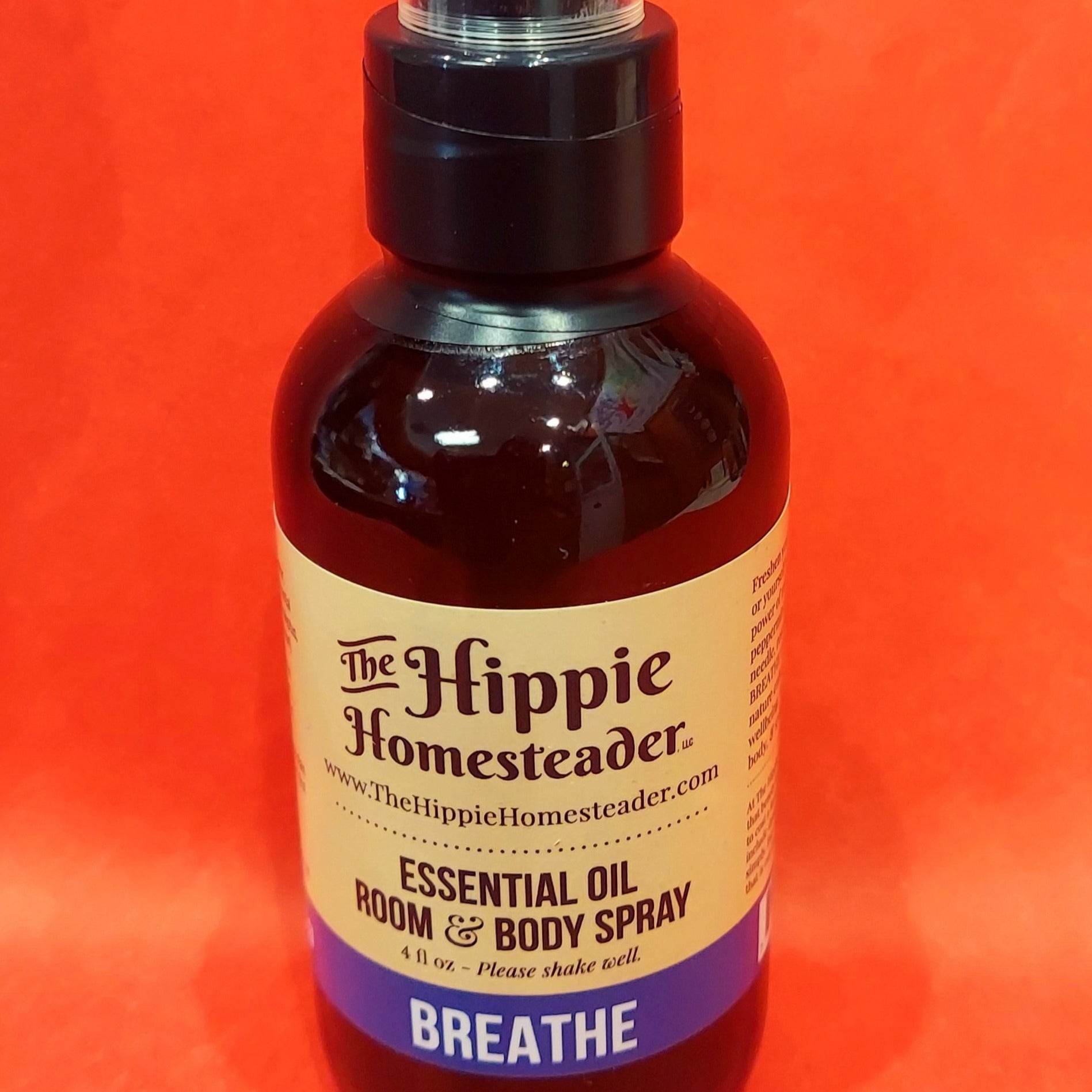 Breathe Essential Oil Scent Veil Spray by the Hippe Homesteader