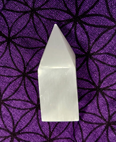 Selenite Obelisk 3.5 Inch Tower